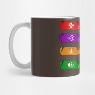 Zombie Perks Take Your Pick on Brown Mug